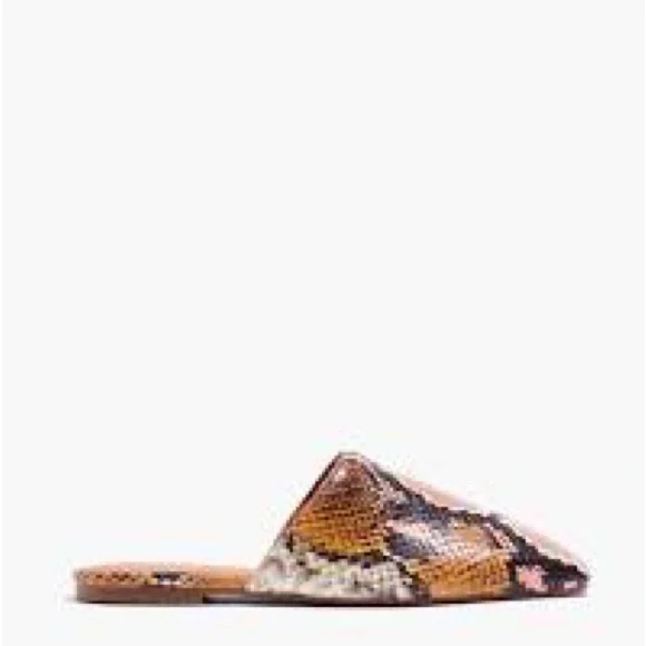 Madewell The Cory Mule in Snake Embossed Leather - Picture 3 of 13
